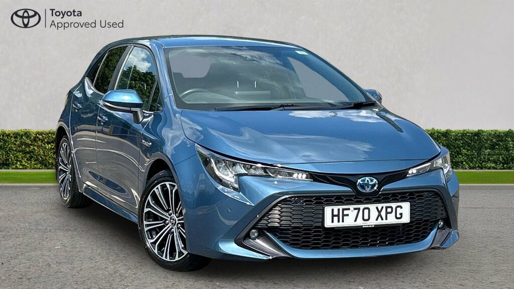 Toyota Corolla 1.8 Vvt-h Gpf Design Hatchback Hybrid C Blue