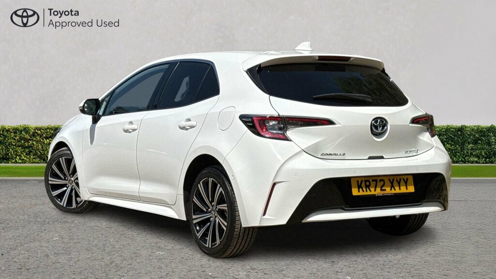 Toyota Corolla 1.8 Vvt-h Design Hatchback Hybrid Cvt E KR72XYY White #4