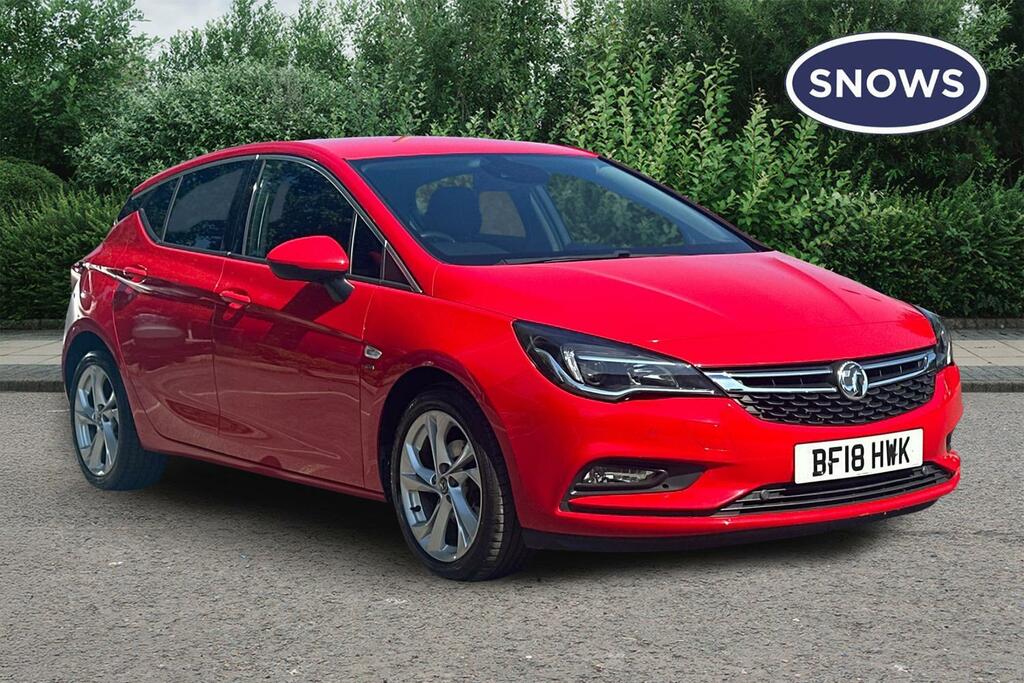 Vauxhall Astra 1.4I Turbo Sri Euro 6 Red
