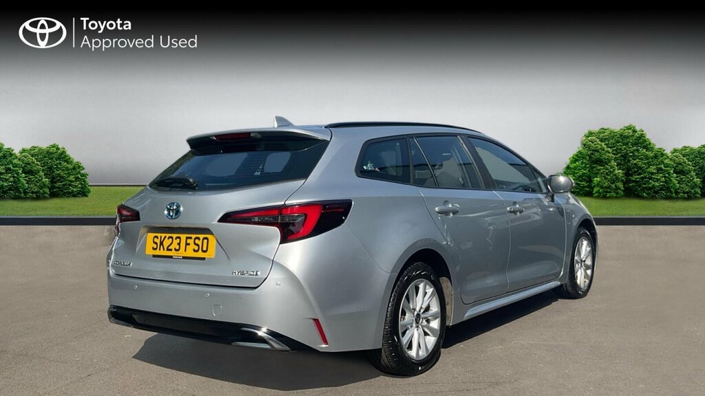 Toyota Corolla 1.8 Vvt-h Icon Touring Sports Cvt Euro 6 Ss Silver #2