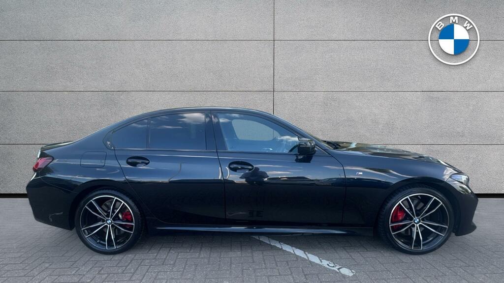BMW 3 Series 320I M Sport Saloon HD23SKJ Black #3