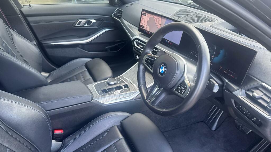 BMW 3 Series 320I M Sport Saloon HD23SKJ Black #6