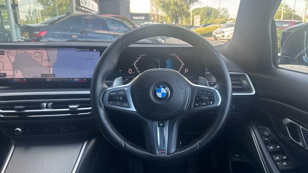 BMW 3 Series 320I M Sport Saloon HD23SKJ Black #5