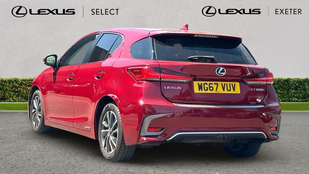 Lexus CT 1.8 200H Premier Hatchback Hybrid Cvt E Red #4