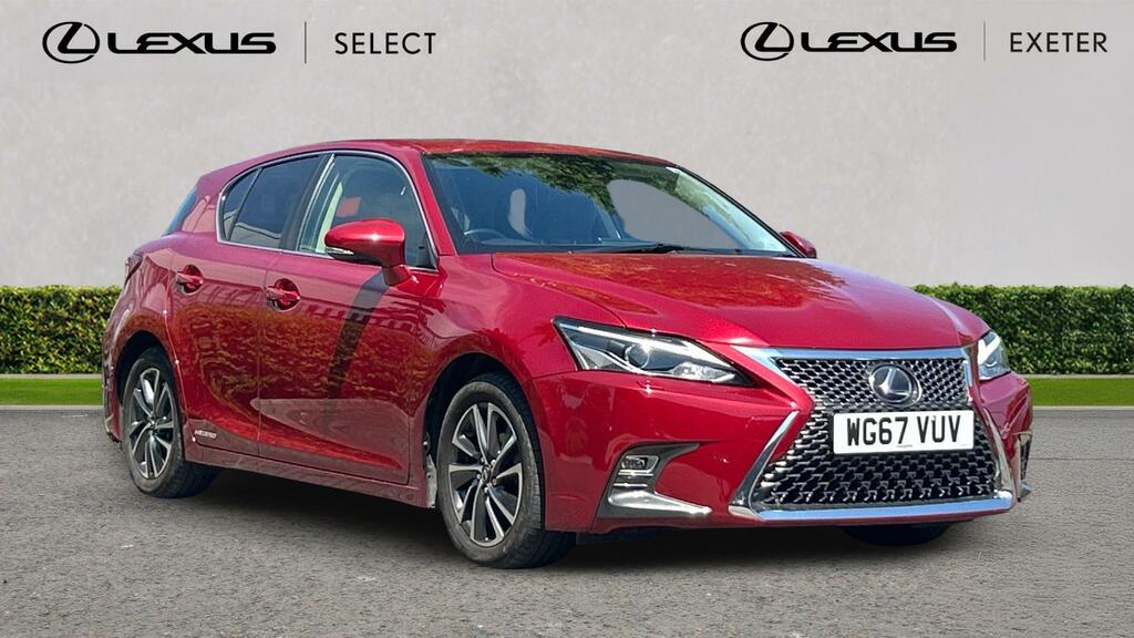 Lexus CT 1.8 200H Premier Hatchback Hybrid Cvt E Red