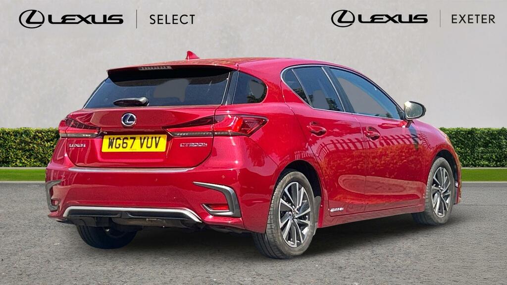 Lexus CT 1.8 200H Premier Hatchback Hybrid Cvt E Red #2