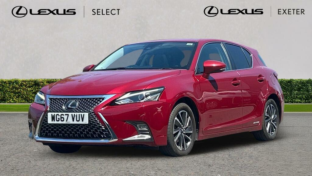 Lexus CT 1.8 200H Premier Hatchback Hybrid Cvt E Red #3