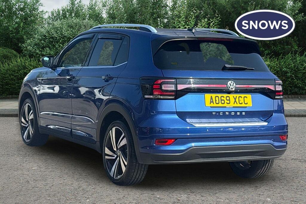 Volkswagen T-Cross 1.0 Tsi R-line Dsg Euro 6 Ss Blue #3