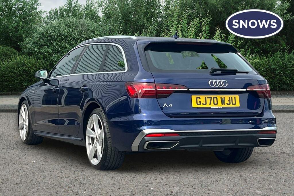 Audi A4 2.0 Tfsi 40 S Line S Tronic Euro 6 Ss GJ70WJU Blue #3