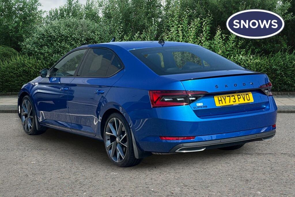 Skoda Superb 2.0 Tsi Sportline Plus Dsg Euro 6 Ss Blue #3