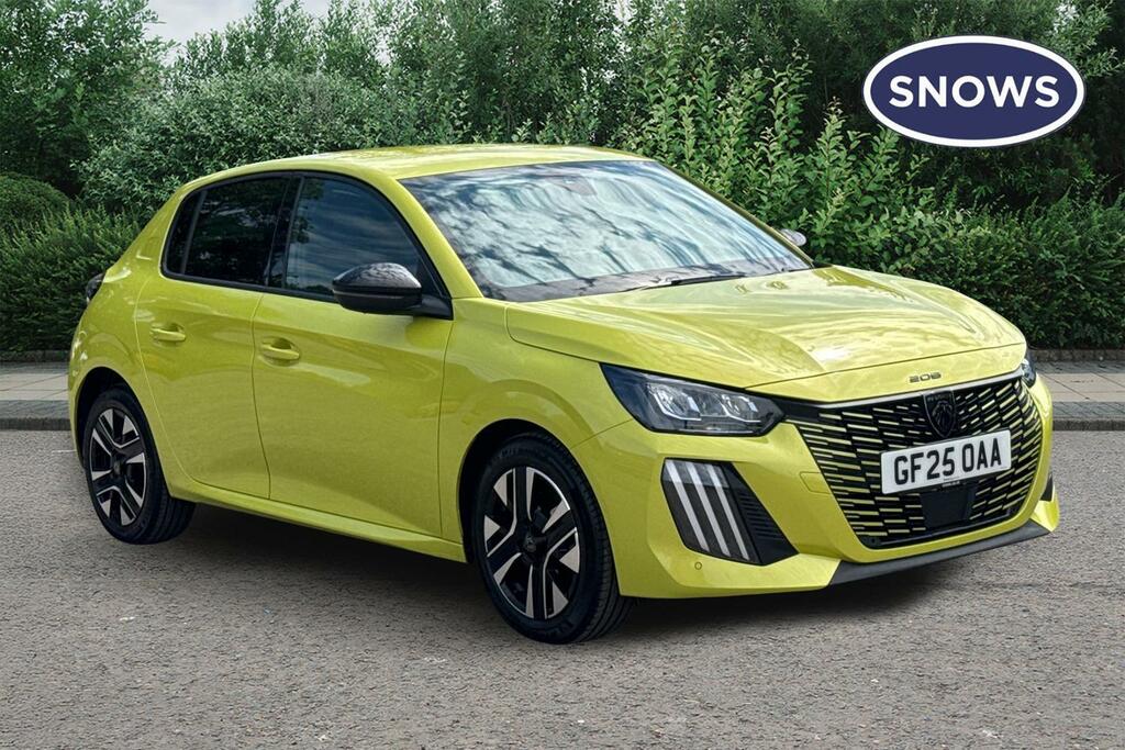 Peugeot 208 1.2 Puretech Allure Euro 6 Ss GF25OAA Yellow
