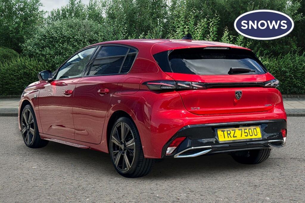 Peugeot 308 1.6 12.4Kwh Gt Premium E-eat Euro 6 Ss TRZ7500 Red #3