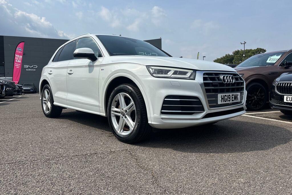 Audi Q5 2.0 Tdi 40 S Line S Tronic Quattro Euro 6 Ss White #5