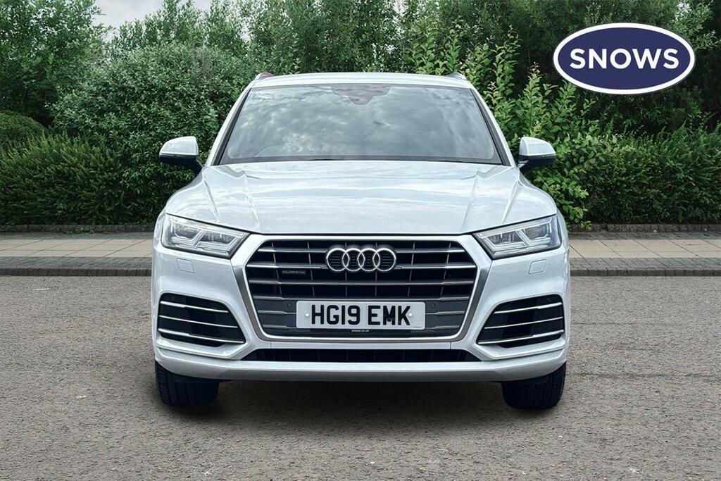 Audi Q5 2.0 Tdi 40 S Line S Tronic Quattro Euro 6 Ss White #2