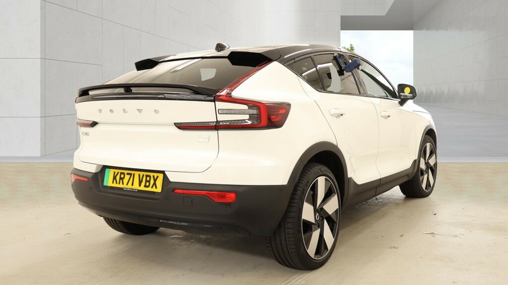 Volvo C40 Recharge Pro, Twin Motor White #4