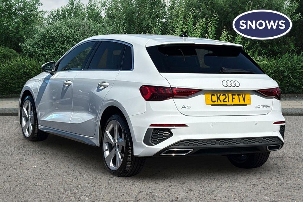 Audi A3 1.4 Tfsie 40 S Line Sportback S Tronic Euro 6 Ss White #3