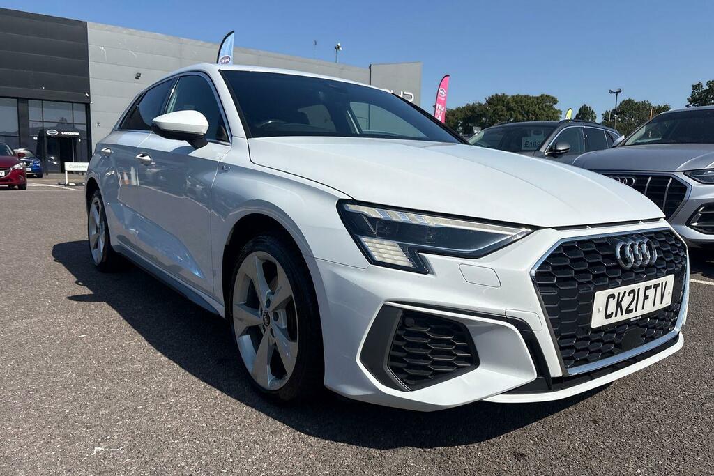 Audi A3 1.4 Tfsie 40 S Line Sportback S Tronic Euro 6 Ss White #5