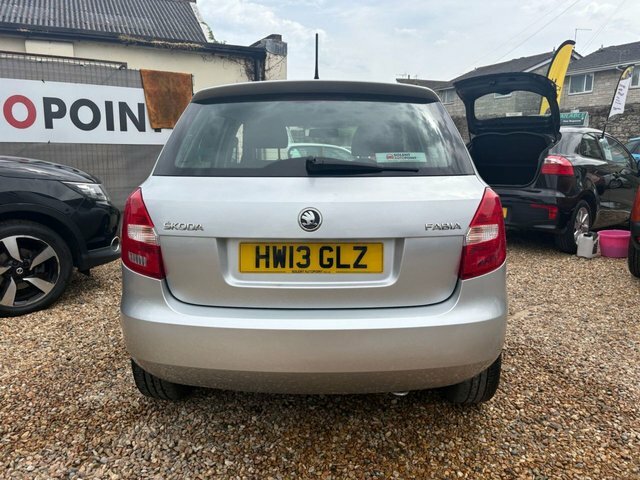 Skoda Fabia 2013 1.2 Se Hatchback Euro 5 69 HW13GLZ Silver #5