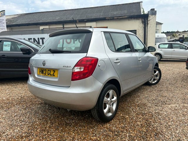 Skoda Fabia 2013 1.2 Se Hatchback Euro 5 69 HW13GLZ Silver #6