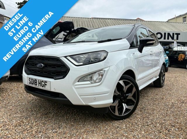 Ford Ecosport 2018 1.5 Tdci St-line Suv Euro 6 White