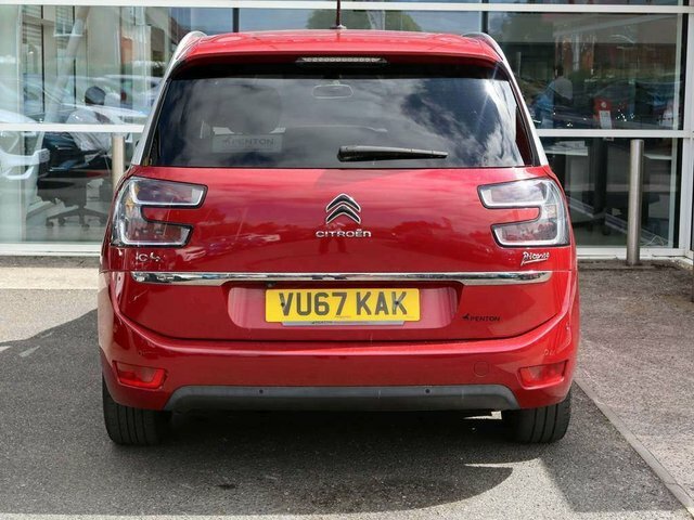Citroen Grand C4 Picasso 2017 1.6 Bluehdi Flair Mpv Eat6 Euro 6 Red #6