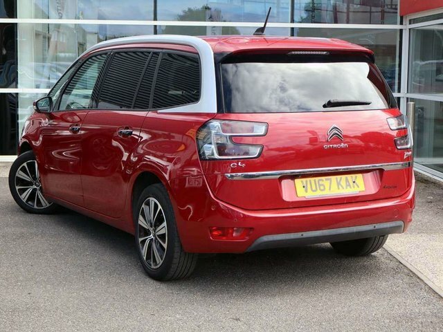 Citroen Grand C4 Picasso 2017 1.6 Bluehdi Flair Mpv Eat6 Euro 6 Red #3