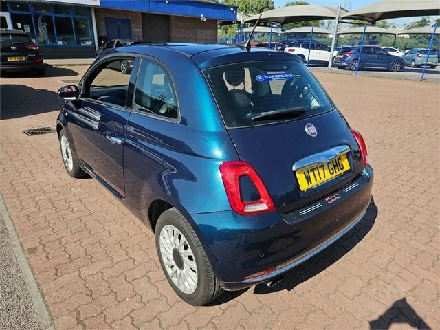 Fiat 500 2017 1.2 Lounge Hatchback Euro 6 Blue #3