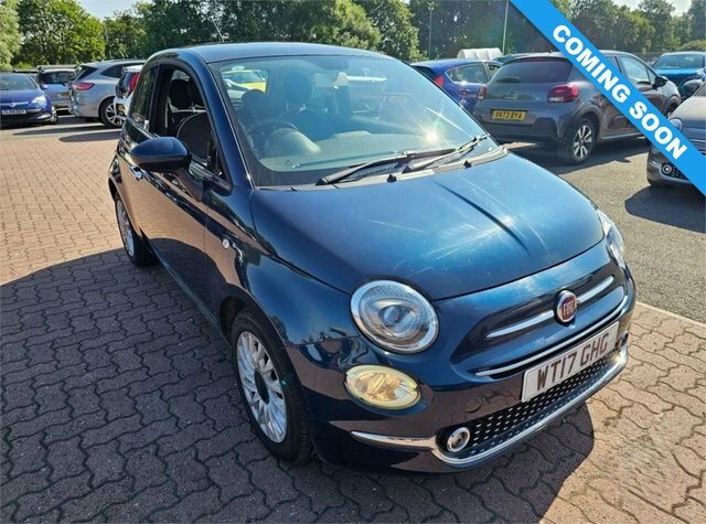 Fiat 500 2017 1.2 Lounge Hatchback Euro 6 Blue