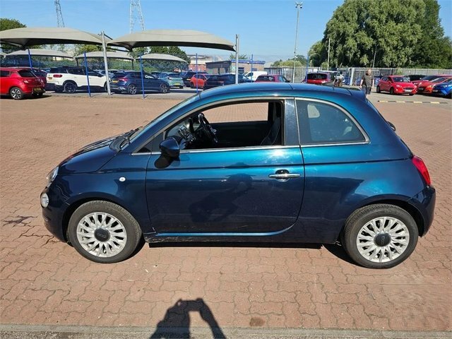 Fiat 500 2017 1.2 Lounge Hatchback Euro 6 Blue #2