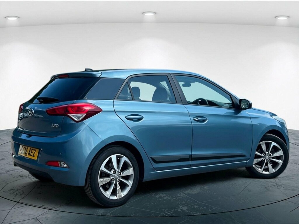 Hyundai I20 1.2 Premium Euro 6 SS16AEZ Blue #3