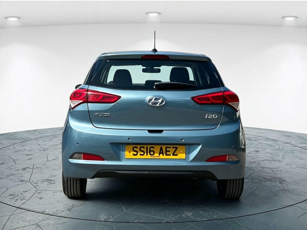Hyundai I20 1.2 Premium Euro 6 SS16AEZ Blue #4