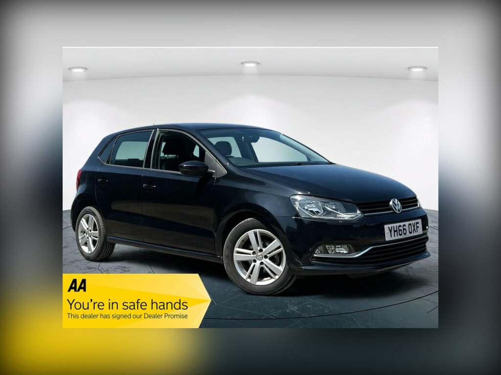 Volkswagen Polo 1.0 Bluemotion Tech Match Euro 6 Ss Black
