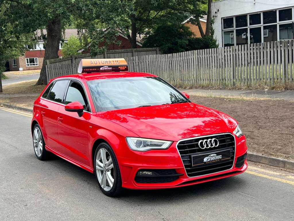 Audi A3 2.0 Tdi S Line Sportback S Tronic Euro 6 Ss Red #3
