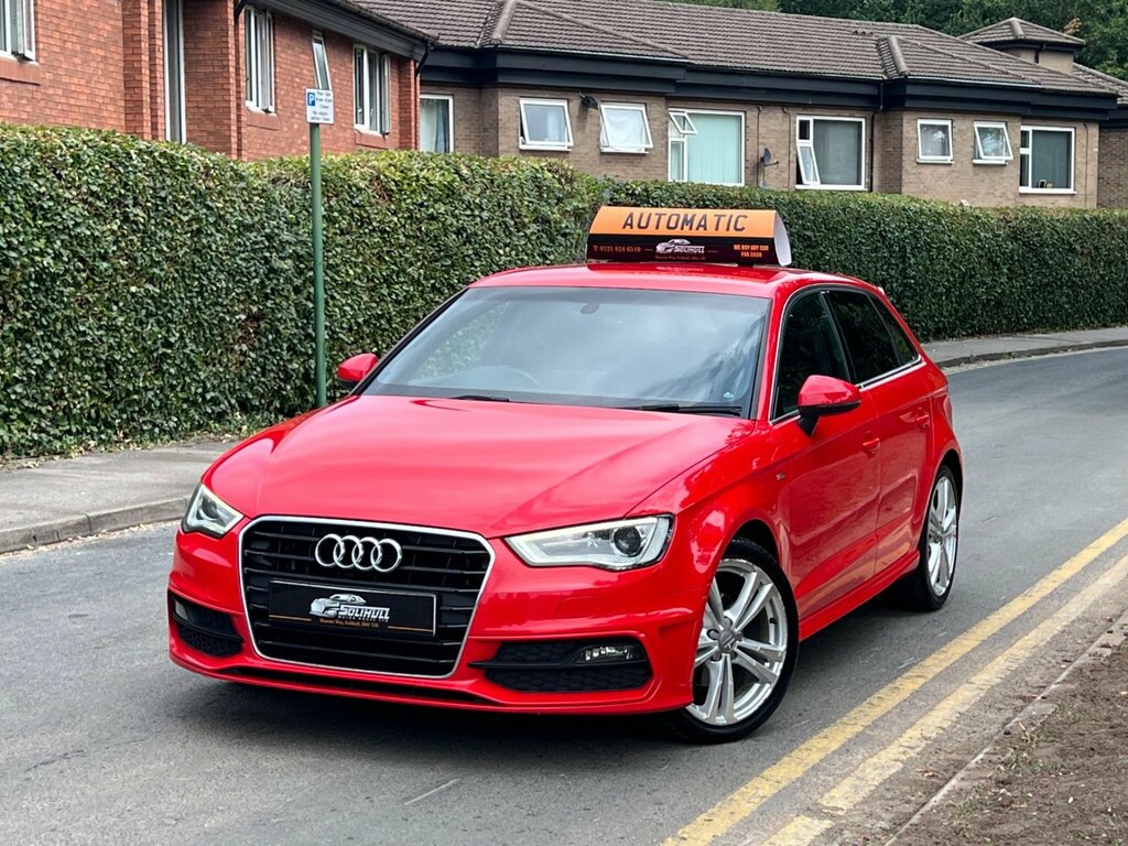Audi A3 2.0 Tdi S Line Sportback S Tronic Euro 6 Ss Red