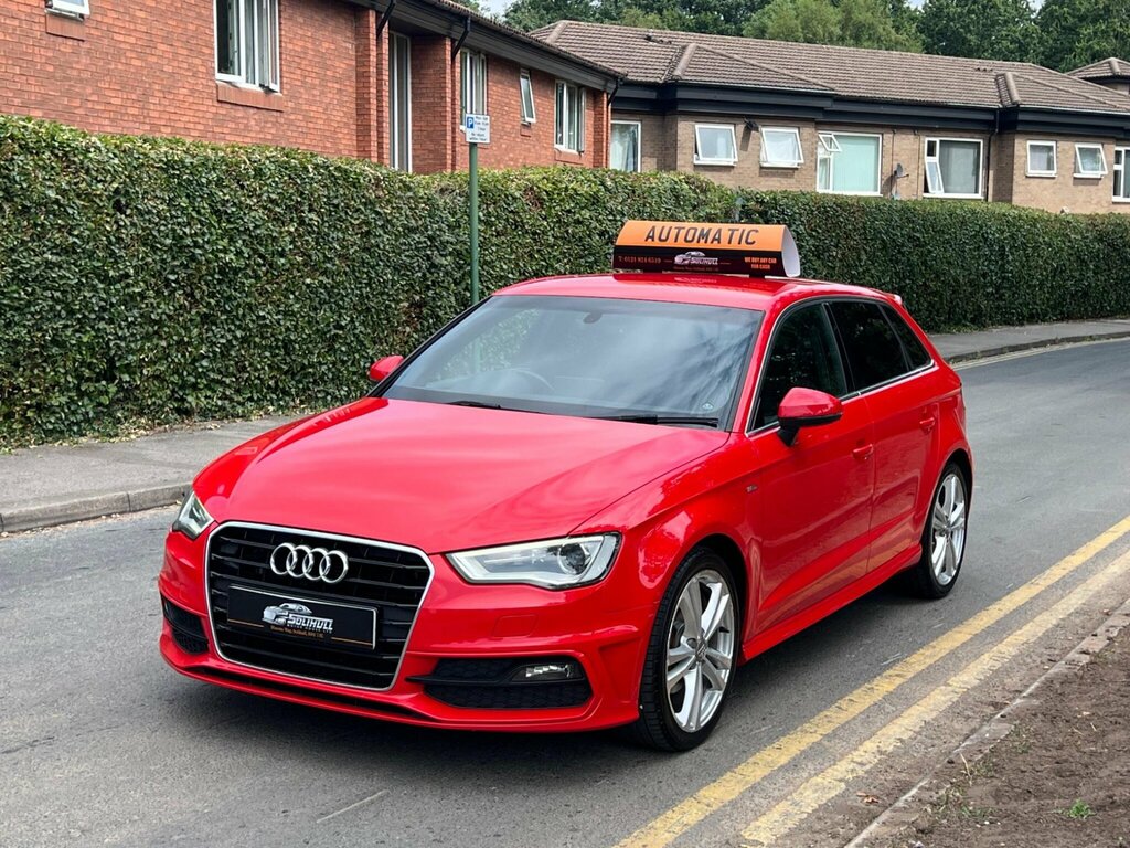 Audi A3 2.0 Tdi S Line Sportback S Tronic Euro 6 Ss Red #4