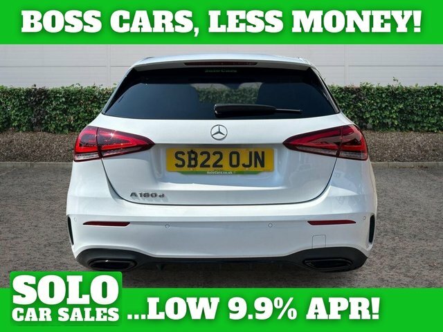 Mercedes-Benz A Class 2.0 A180d Amg Line Edition Executive Hatchback 5 SB22OJN White #4