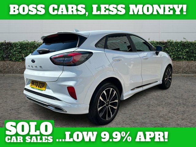 Ford Puma 1.0T Ecoboost Mhev St-line Vignale Suv BK73ZZP White #3
