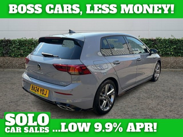 Volkswagen Golf 1.5 Etsi Mhev R-line Hatchback Hybrid D BA24YOJ Grey #3