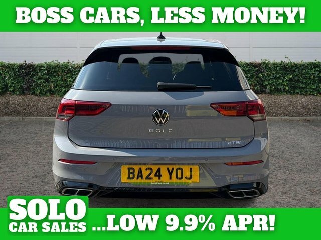 Volkswagen Golf 1.5 Etsi Mhev R-line Hatchback Hybrid D BA24YOJ Grey #4