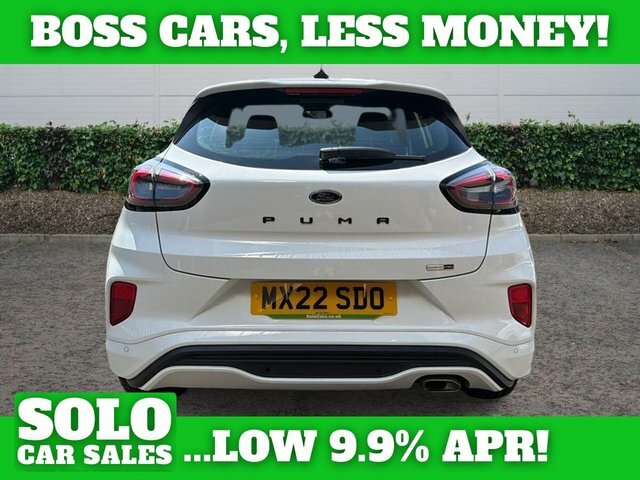 Ford Puma 1.0T Ecoboost Mhev St-line Suv Hybrid M MX22SDO White #4