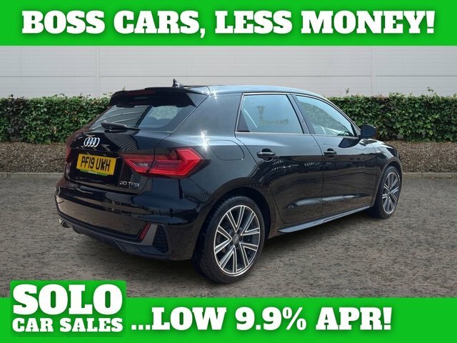 Audi A1 1.0 Tfsi 30 S Line Sportback Eur PF19UWH Black #3