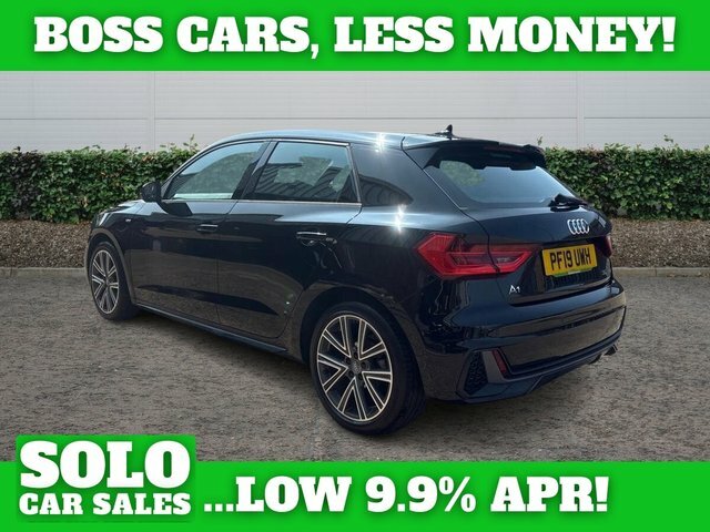 Audi A1 1.0 Tfsi 30 S Line Sportback Eur PF19UWH Black #6