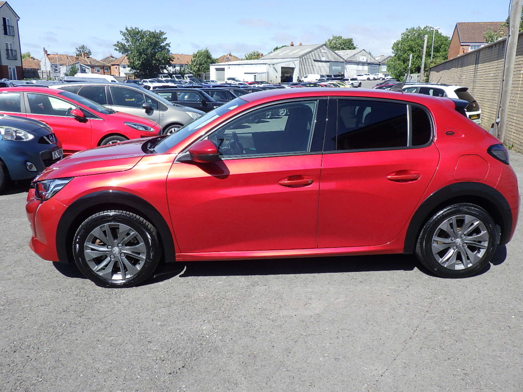Peugeot e-208 Allure Ev Red #5