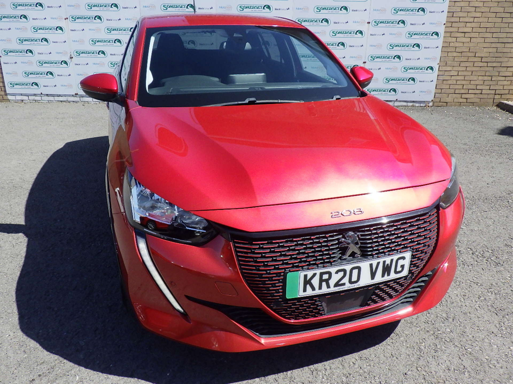 Peugeot e-208 Allure Ev Red #2