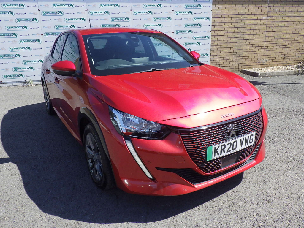 Peugeot e-208 Allure Ev Red