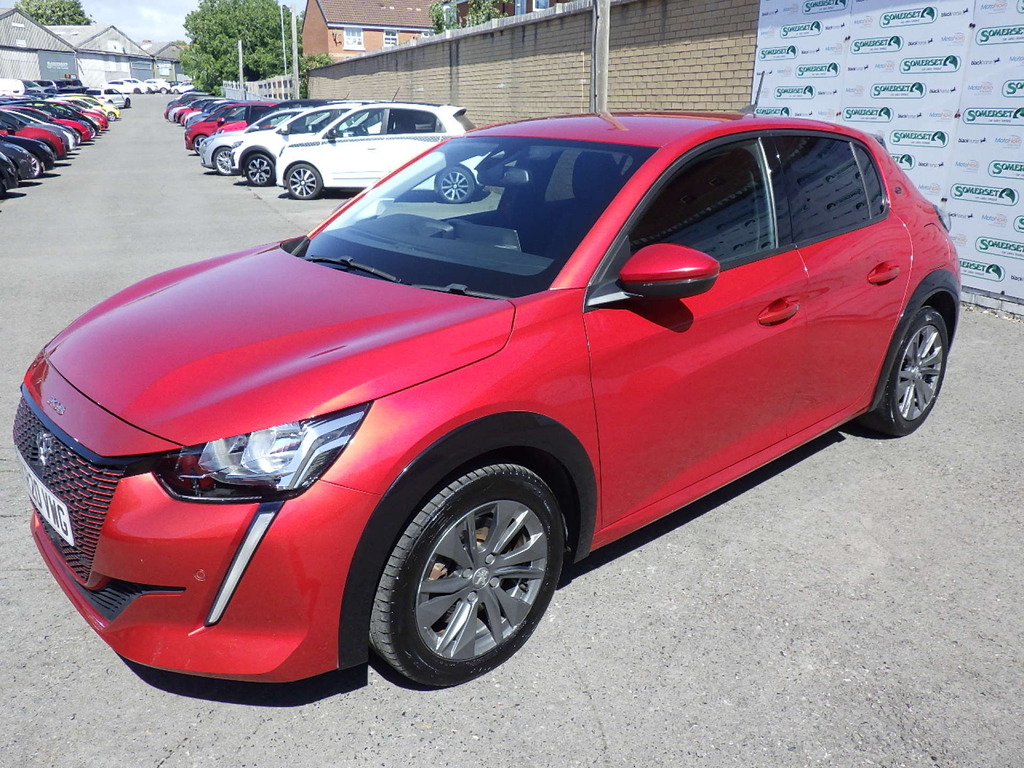 Peugeot e-208 Allure Ev Red #4