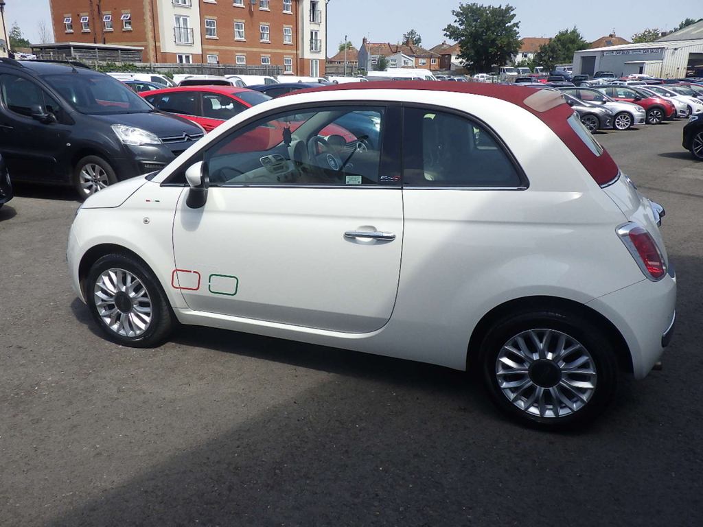 Fiat 500C 1.2 Lounge 69 Bhp White #7