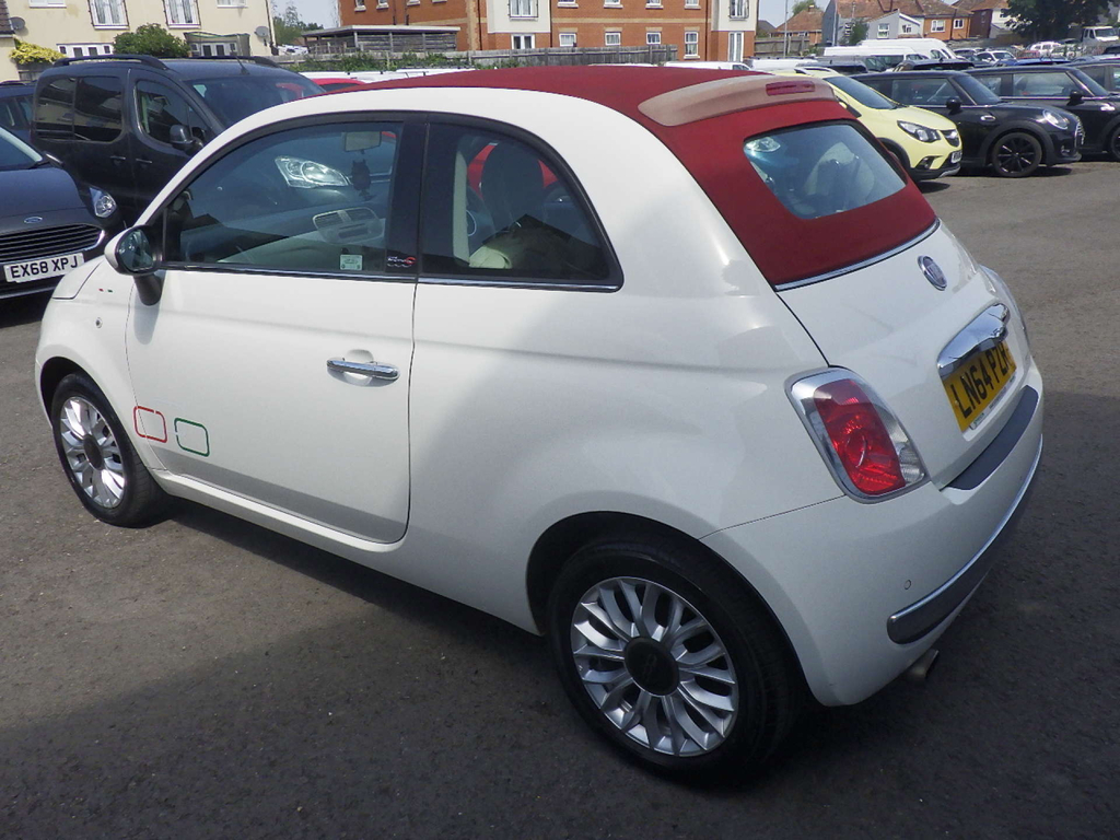 Fiat 500C 1.2 Lounge 69 Bhp White #8