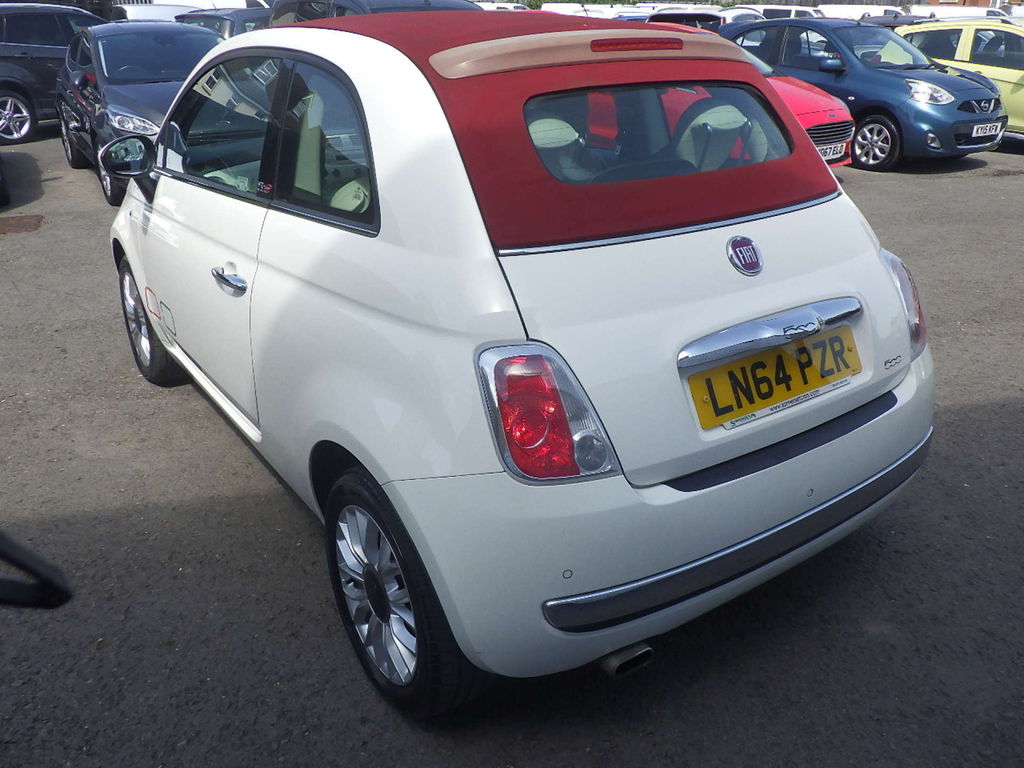 Fiat 500C 1.2 Lounge 69 Bhp White #9