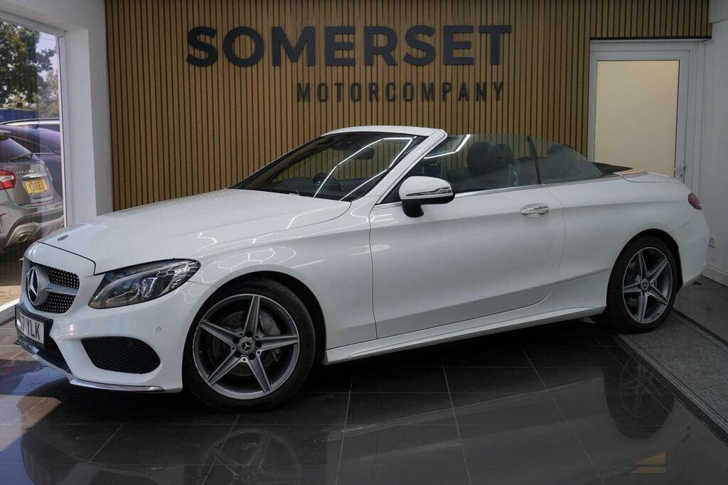 Mercedes-Benz C Class Convertible 2.0 C200 Amg Line Cabriolet G-tronic White